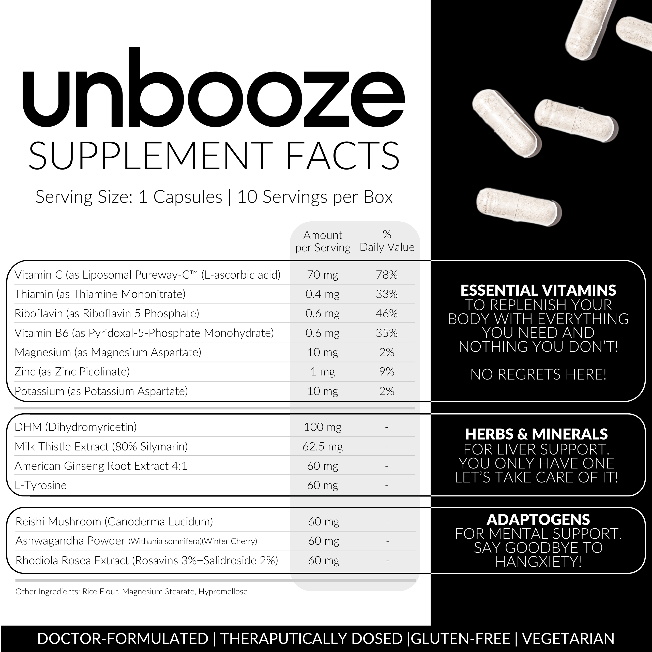 UNBOOZE 10-PACK BOX